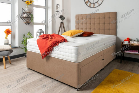The Orinoco Divan Bed Set Suede