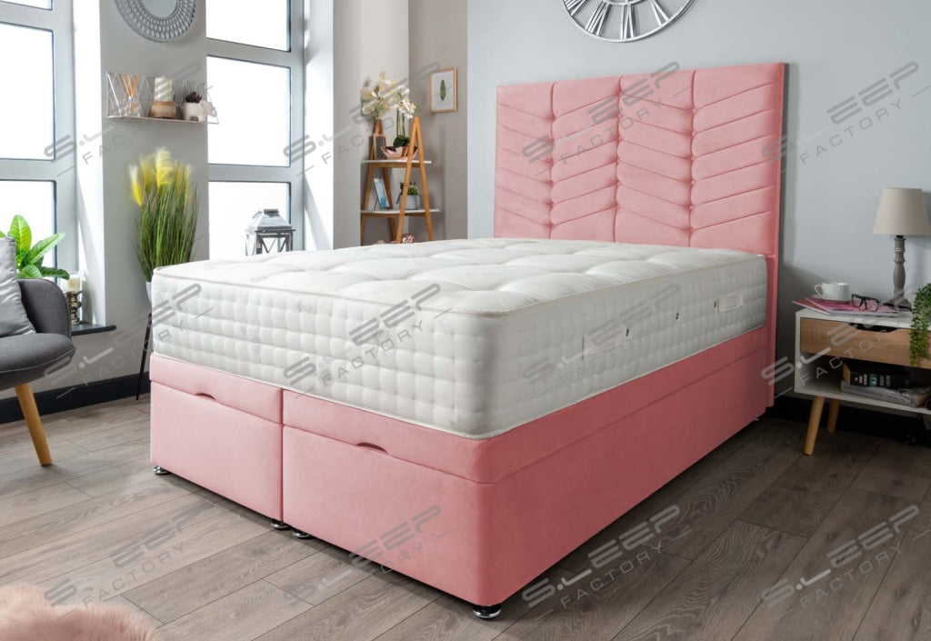 Arlignton Ottoman Storage Bed Plush