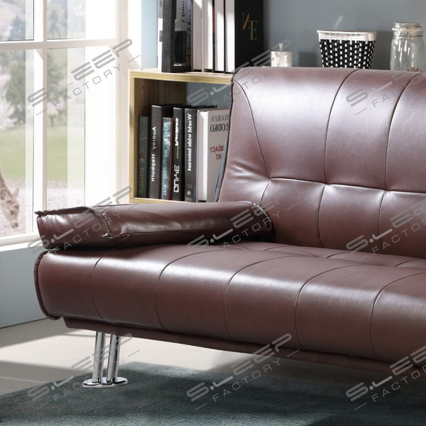 Avon Bonded Leather 3 Seater Sofa Bed