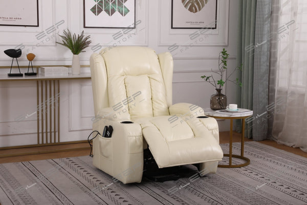 Bilbao Bonded Leather Dual Motor Rise Recliner