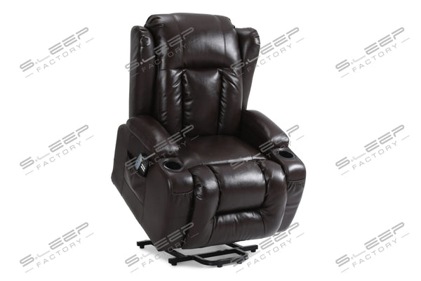 Bilbao Bonded Leather Dual Motor Rise Recliner