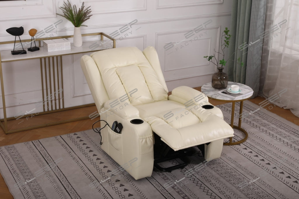 Bilbao Bonded Leather Dual Motor Rise Recliner