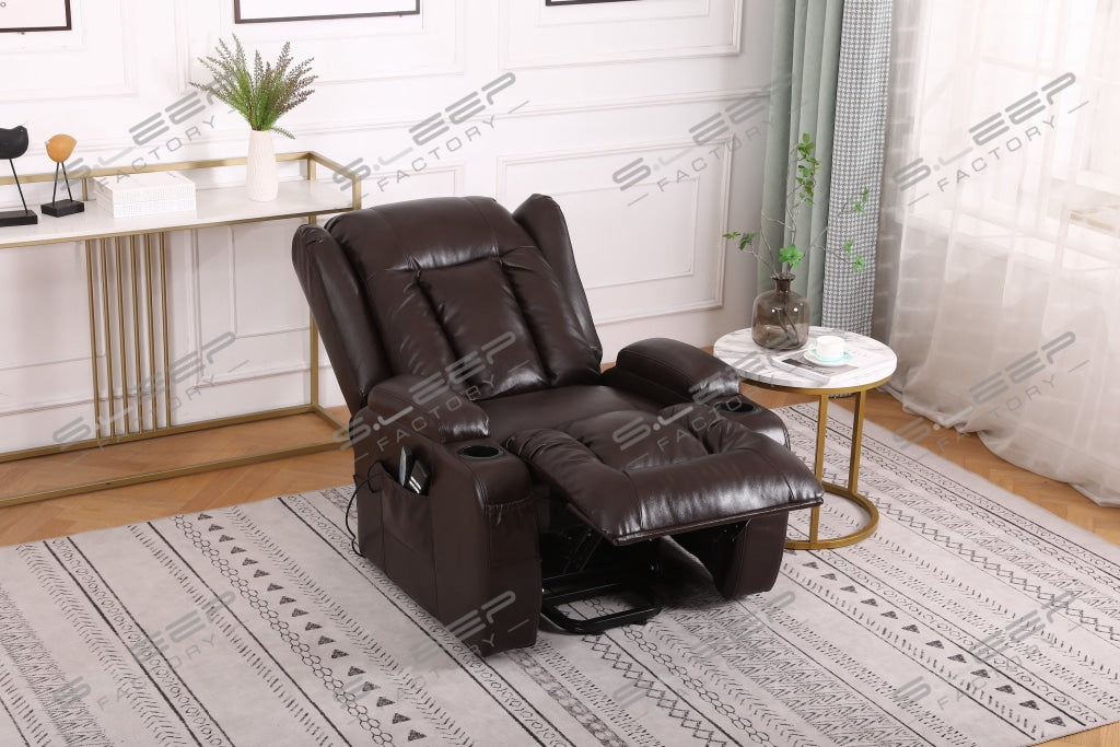 Bilbao Bonded Leather Dual Motor Rise Recliner