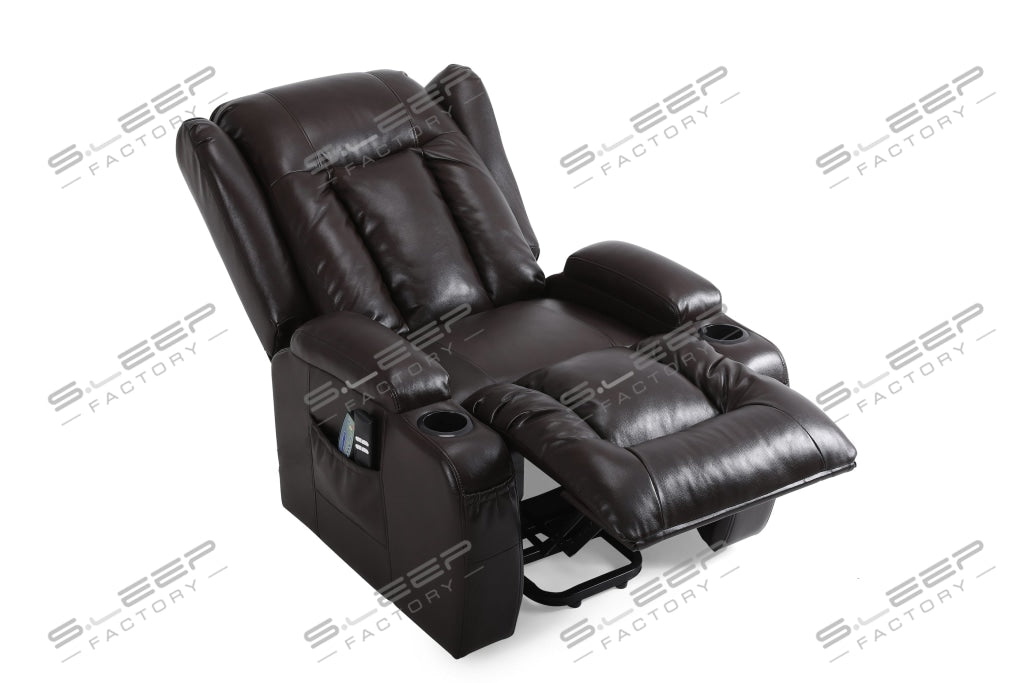 Bilbao Bonded Leather Dual Motor Rise Recliner