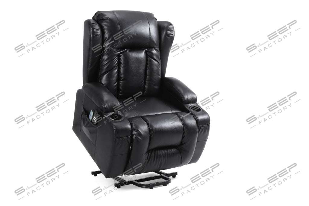 Bilbao Bonded Leather Dual Motor Rise Recliner