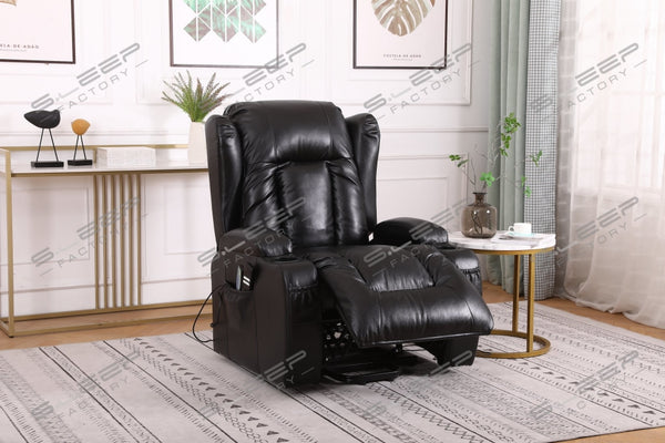 Bilbao Bonded Leather Dual Motor Rise Recliner