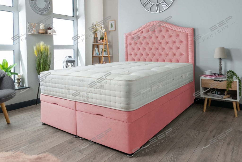 Boston Ottoman Storage Bed Plush