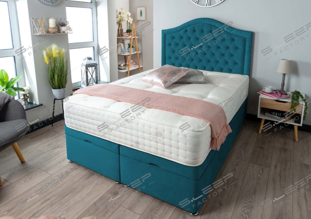 Boston Ottoman Storage Bed Plush