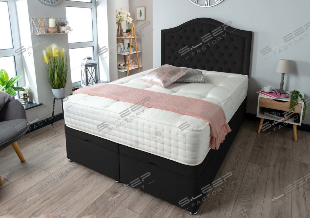 Boston Ottoman Storage Bed Plush