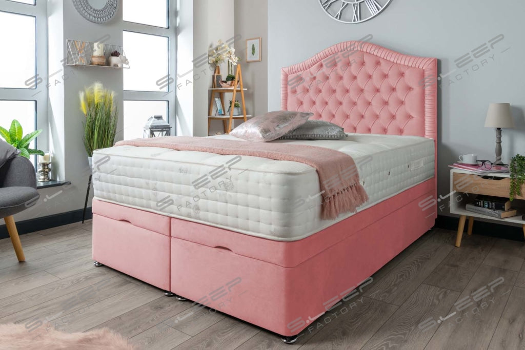 Boston Ottoman Storage Bed Plush