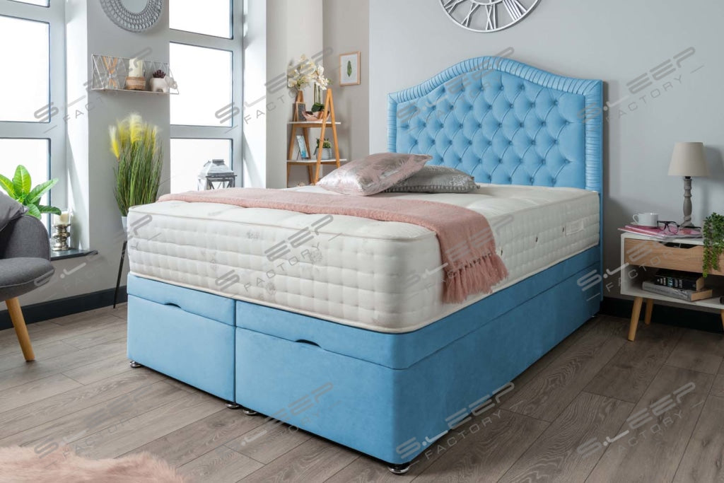 Boston Ottoman Storage Bed Plush