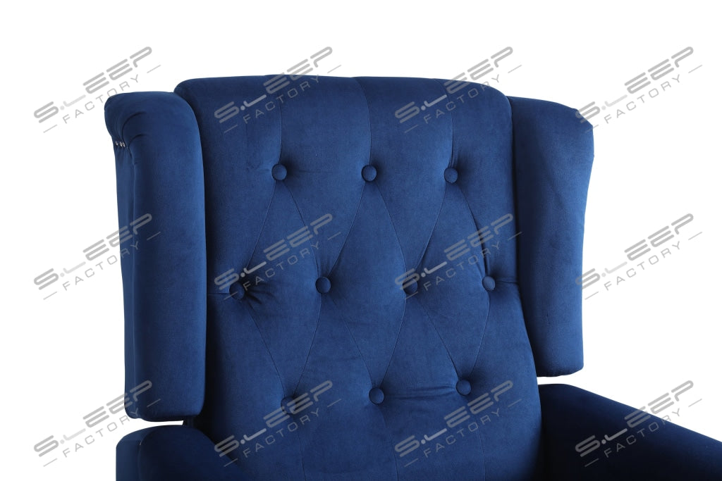 Chesterfield Manual Recliner Velvet