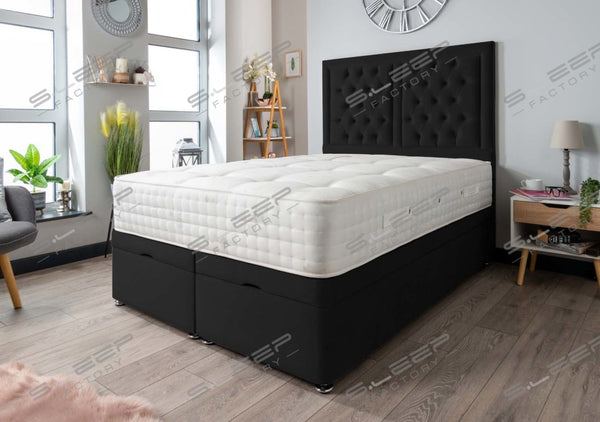 Elba Ottoman Storage Bed Plush