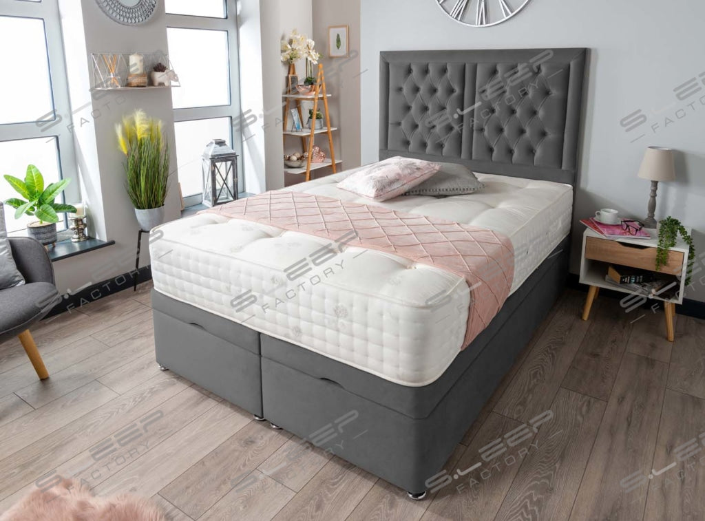 Elba Ottoman Storage Bed Plush