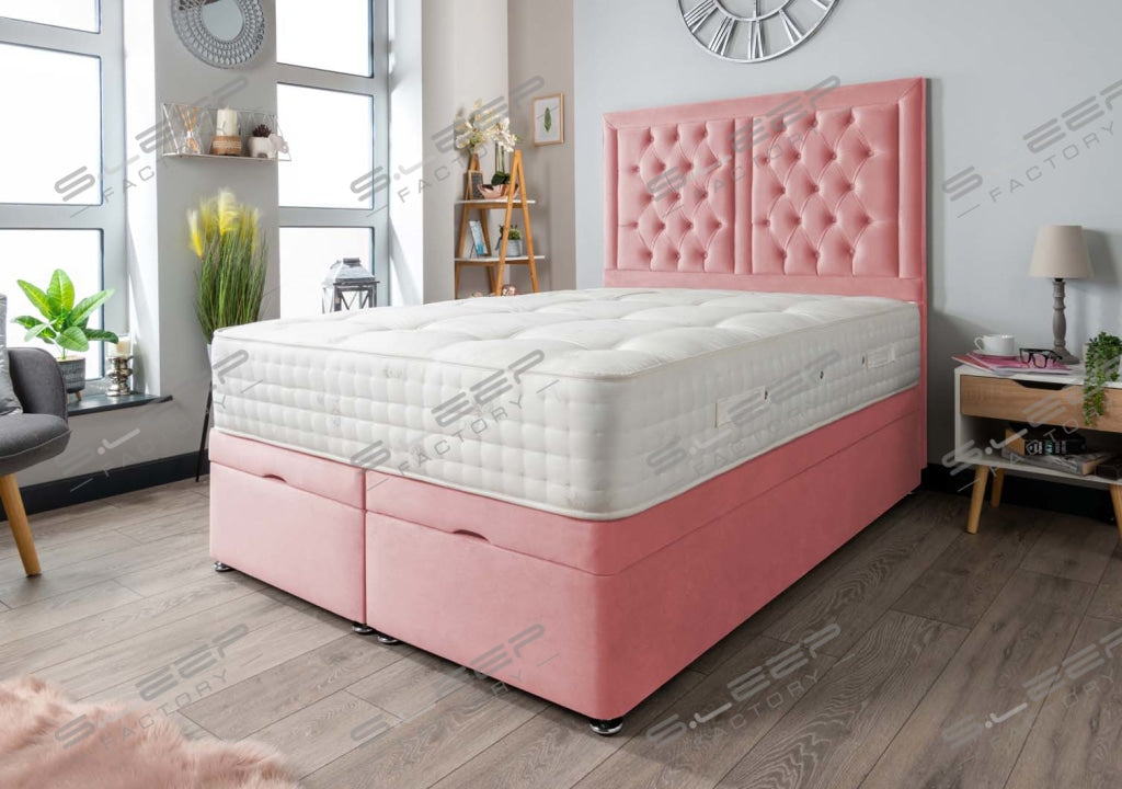 Elba Ottoman Storage Bed Plush