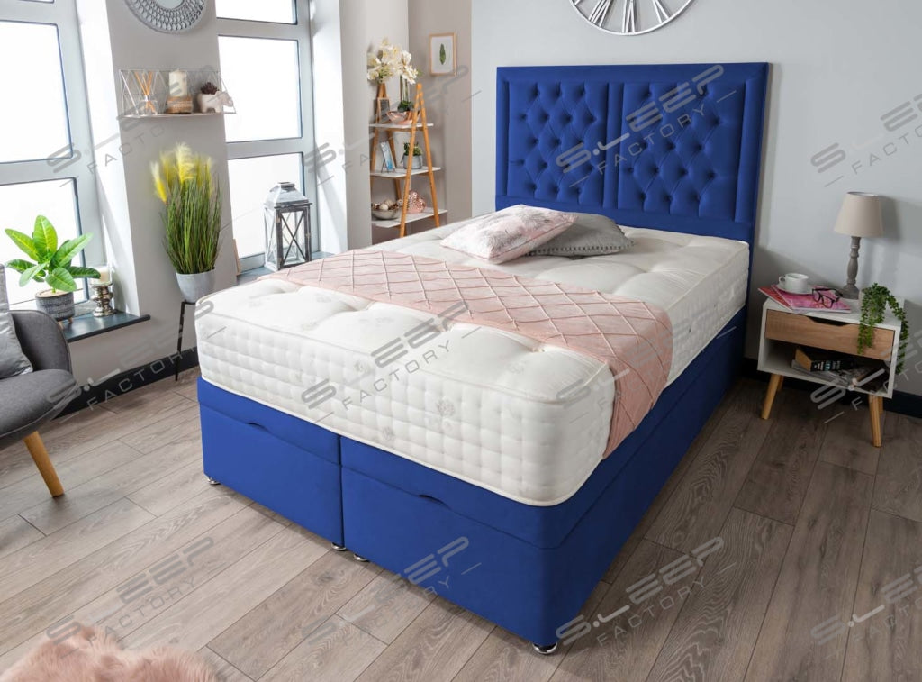 Elba Ottoman Storage Bed Plush