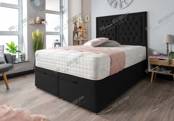 Elba Ottoman Storage Bed Plush