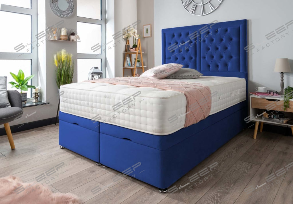 Elba Ottoman Storage Bed Plush