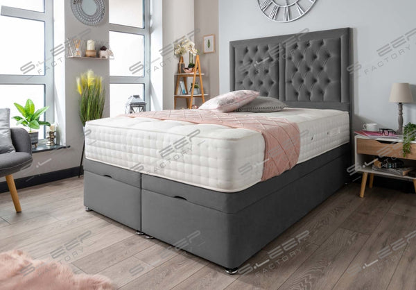 Elba Ottoman Storage Bed Plush