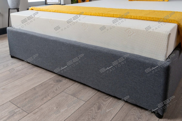 Havana Grey Fabric Ottoman Storage Bed