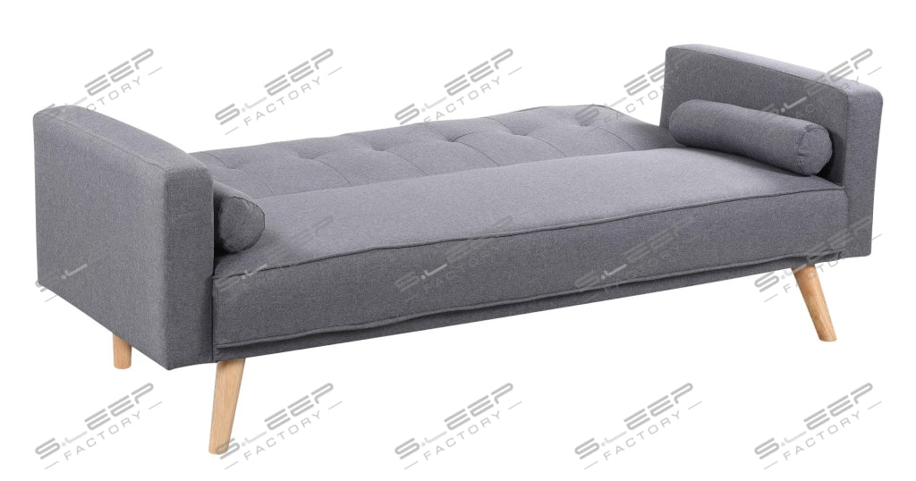 Herera 3 Seater Fabric Upholstered Reclining Sofa Bed