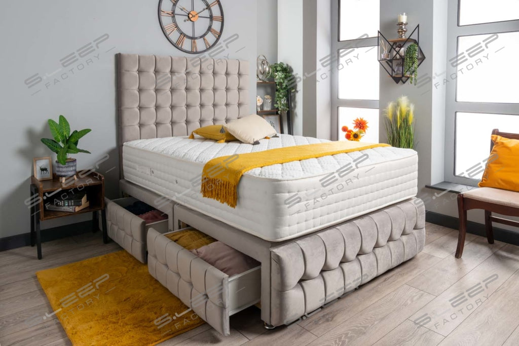 Luxury Petra Divan Bed Set Plush