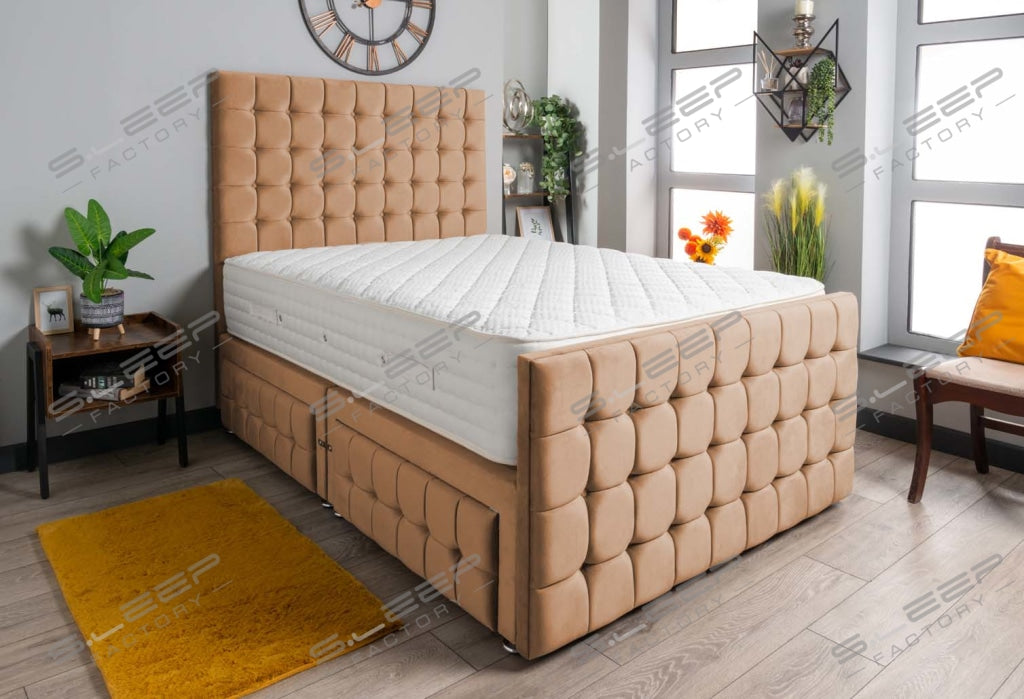 Luxury Petra Divan Bed Set Plush