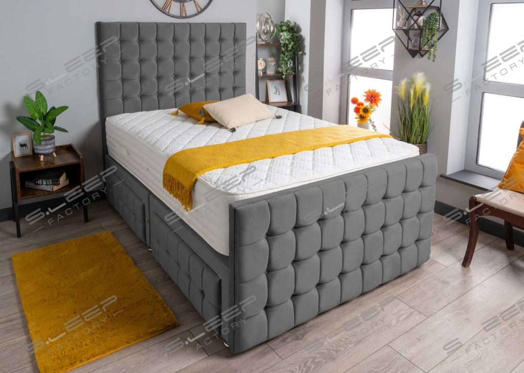 Luxury Petra Divan Bed Set Plush