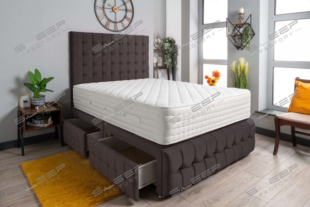 Luxury Petra Divan Bed Set Wool