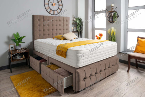 Luxury Petra Divan Bed Set Wool