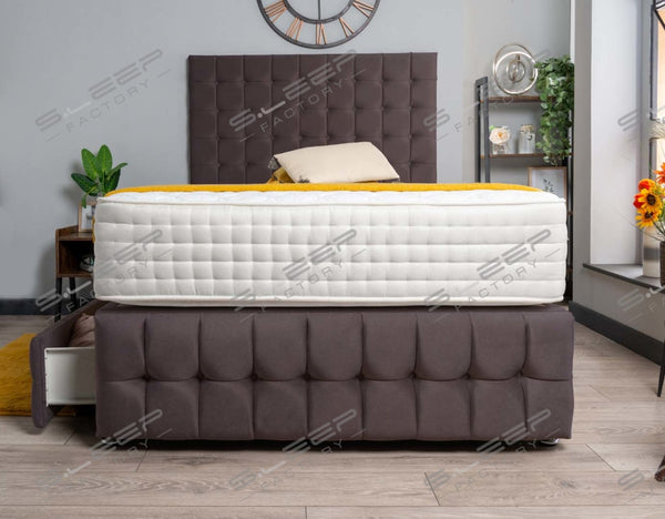 Luxury Petra Divan Bed Set Wool