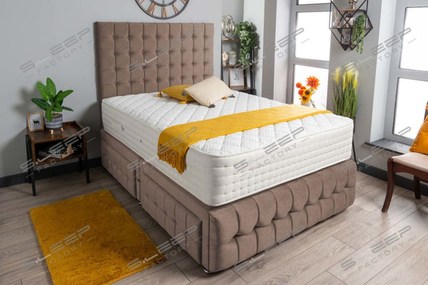 Luxury Petra Divan Bed Set Wool