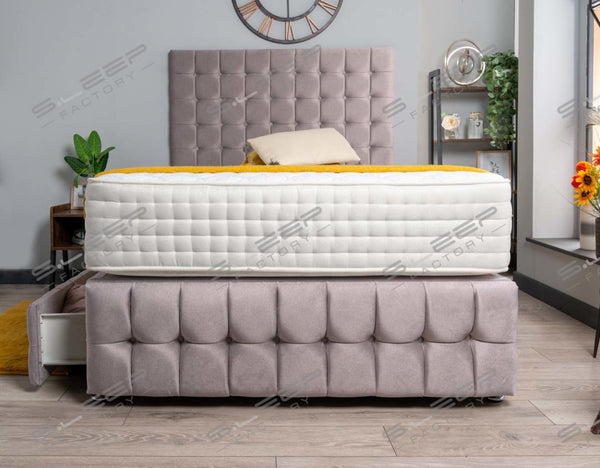 Luxury Petra Divan Bed Set Wool