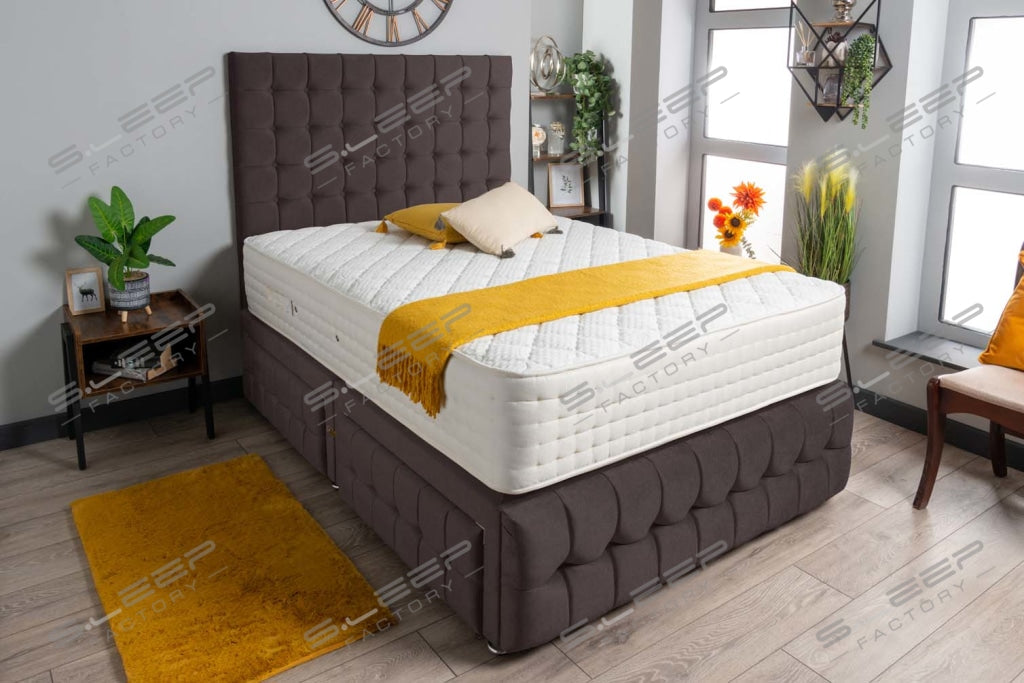 Luxury Petra Divan Bed Set Wool