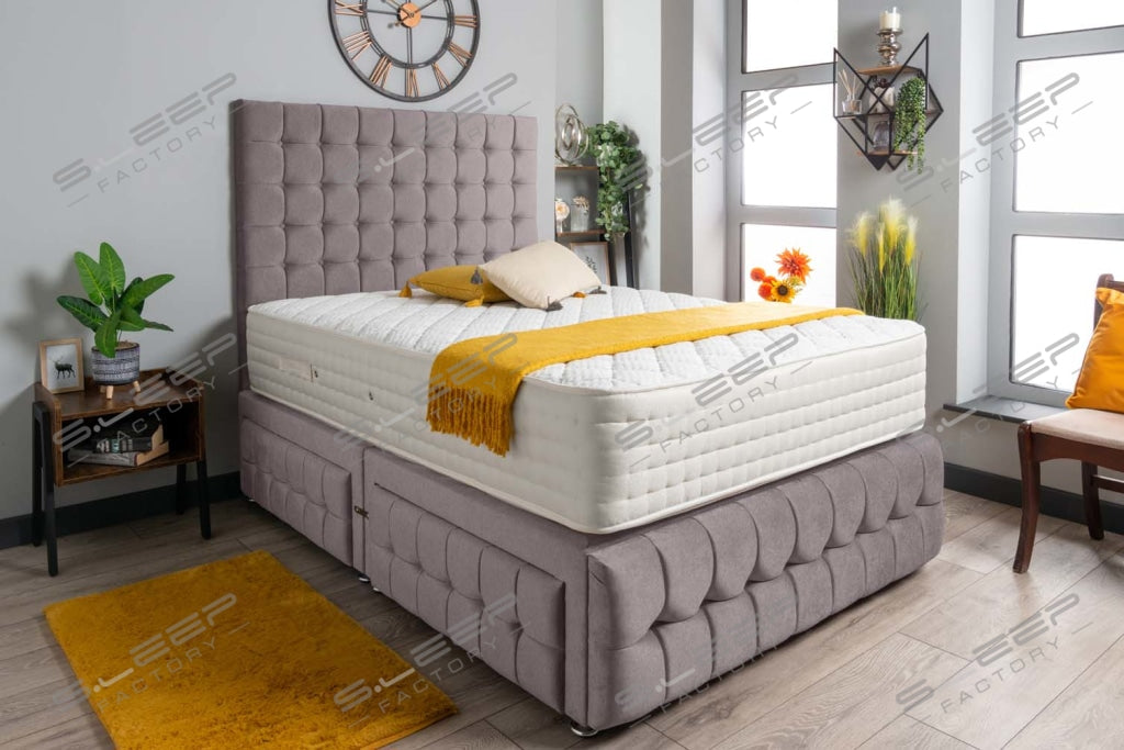 Luxury Petra Divan Bed Set Wool