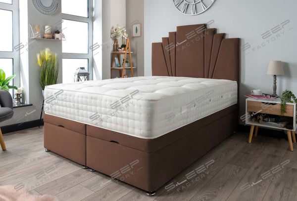 Manhattan Ottoman Storage Bed Set Plush