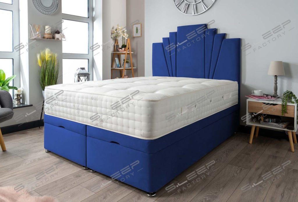 Manhattan Ottoman Storage Bed Set Plush