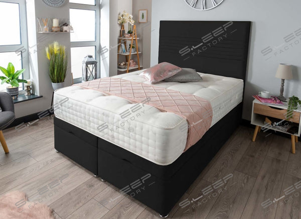 Milan Ottoman Storage Bed Plush