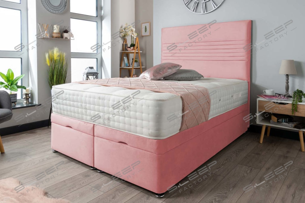 Milan Ottoman Storage Bed Plush