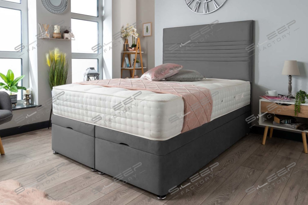 Milan Ottoman Storage Bed Plush