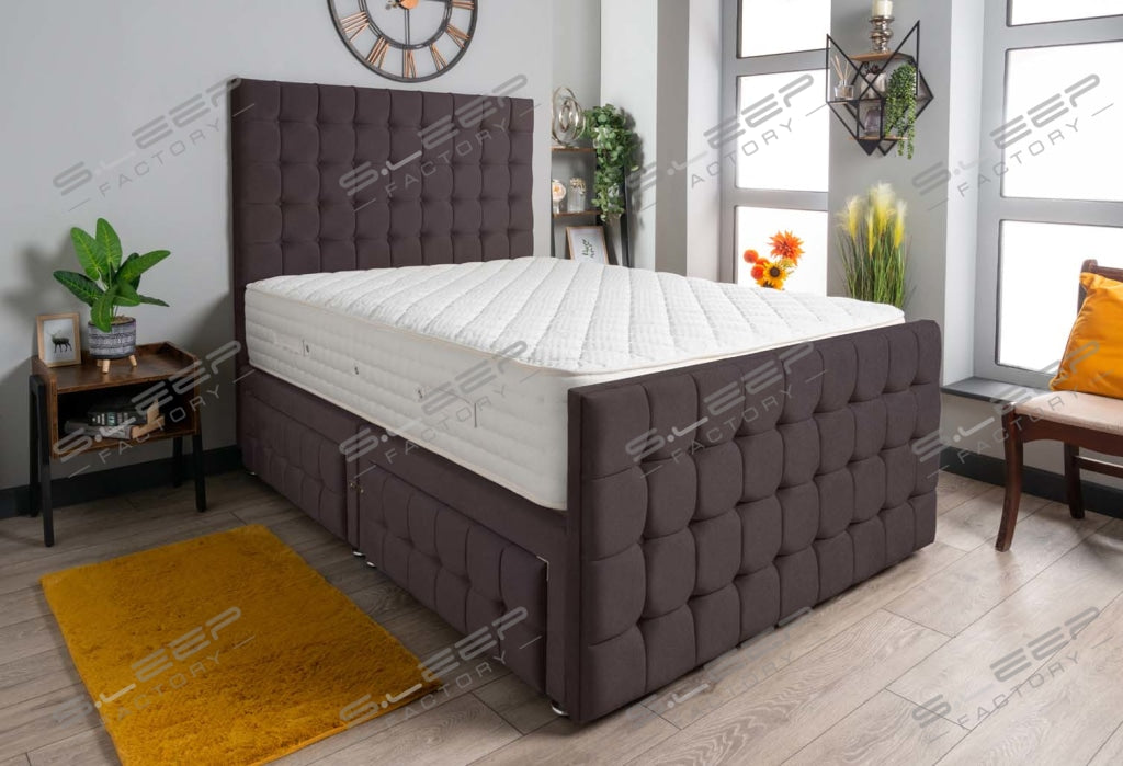 Petra Divan Bed Set Wool