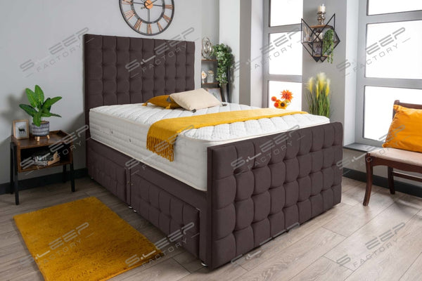 Petra Divan Bed Set Wool