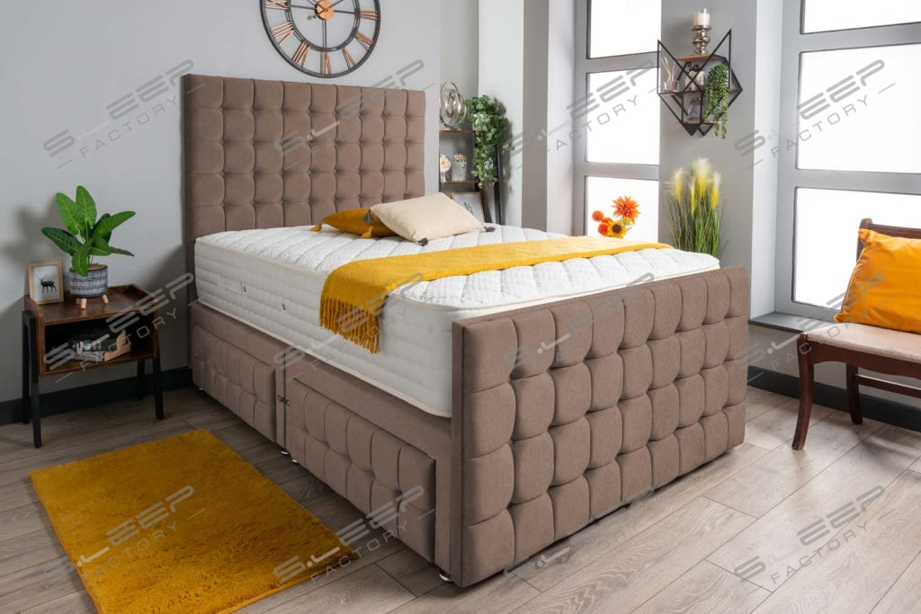 Petra Divan Bed Set Wool