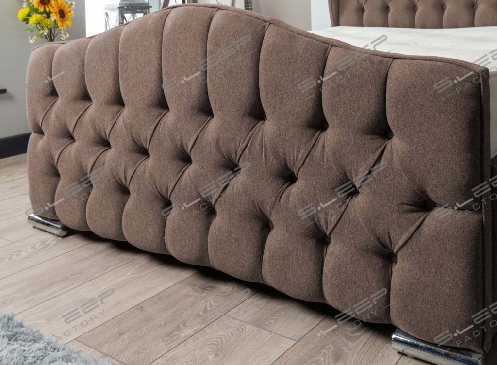 Sanaa Chesterfield Ottoman Sleigh Wool