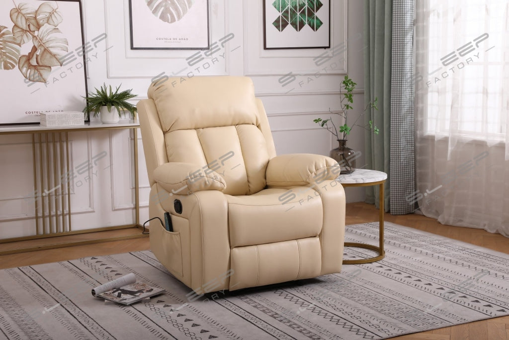 Seville Manual Recliner Massage Chair With Heat