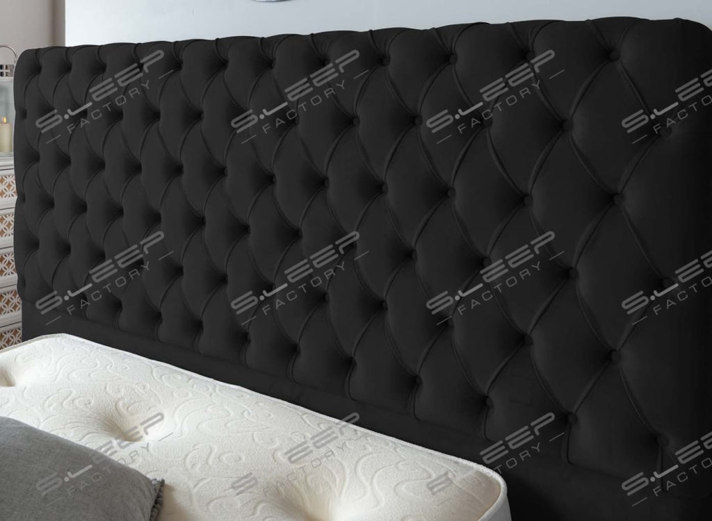 The Ambassdor Upholstered Bed Plush