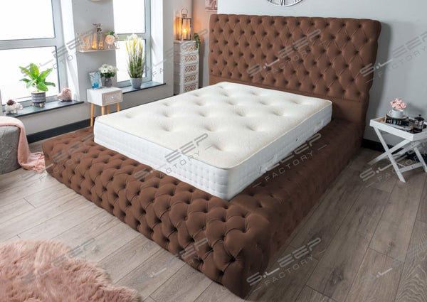 The Ambassdor Upholstered Bed Plush