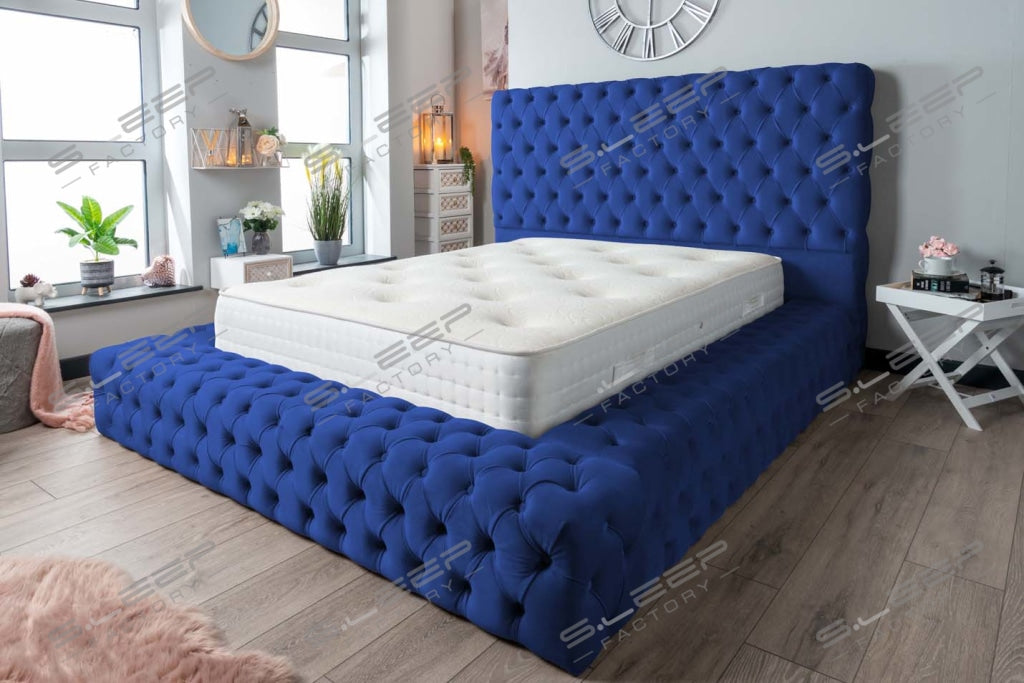 The Ambassdor Upholstered Bed Plush