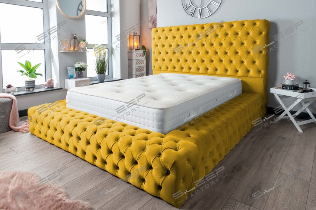 The Ambassdor Upholstered Bed Plush