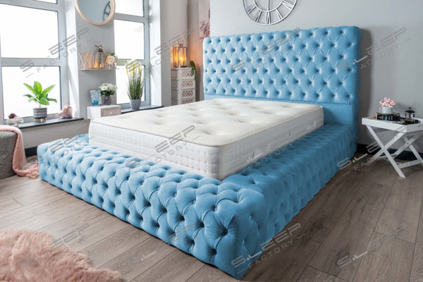 The Ambassdor Upholstered Bed Plush